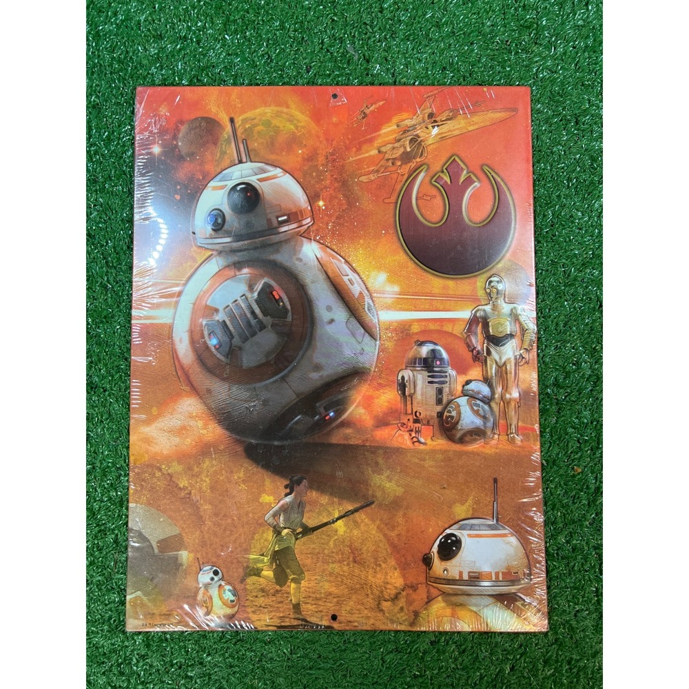 Star Wars BB-8 Rebel‎ Alliance Tin Sign Art Print Decor